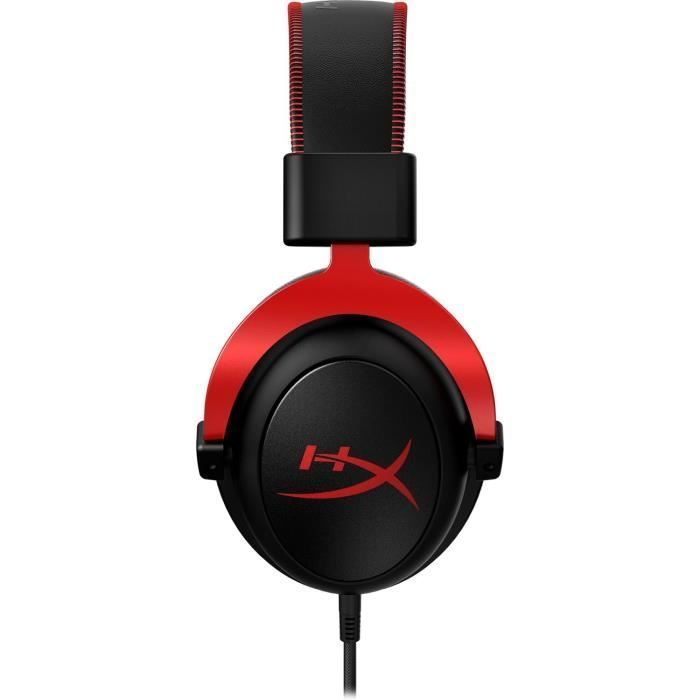 Casque Gamer Filaire - HyperX Cloud II - pour PC & console - Noir/Rouge