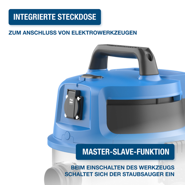 Nass- und Trockensauger VCWD1630E, 1600 W, 30 I