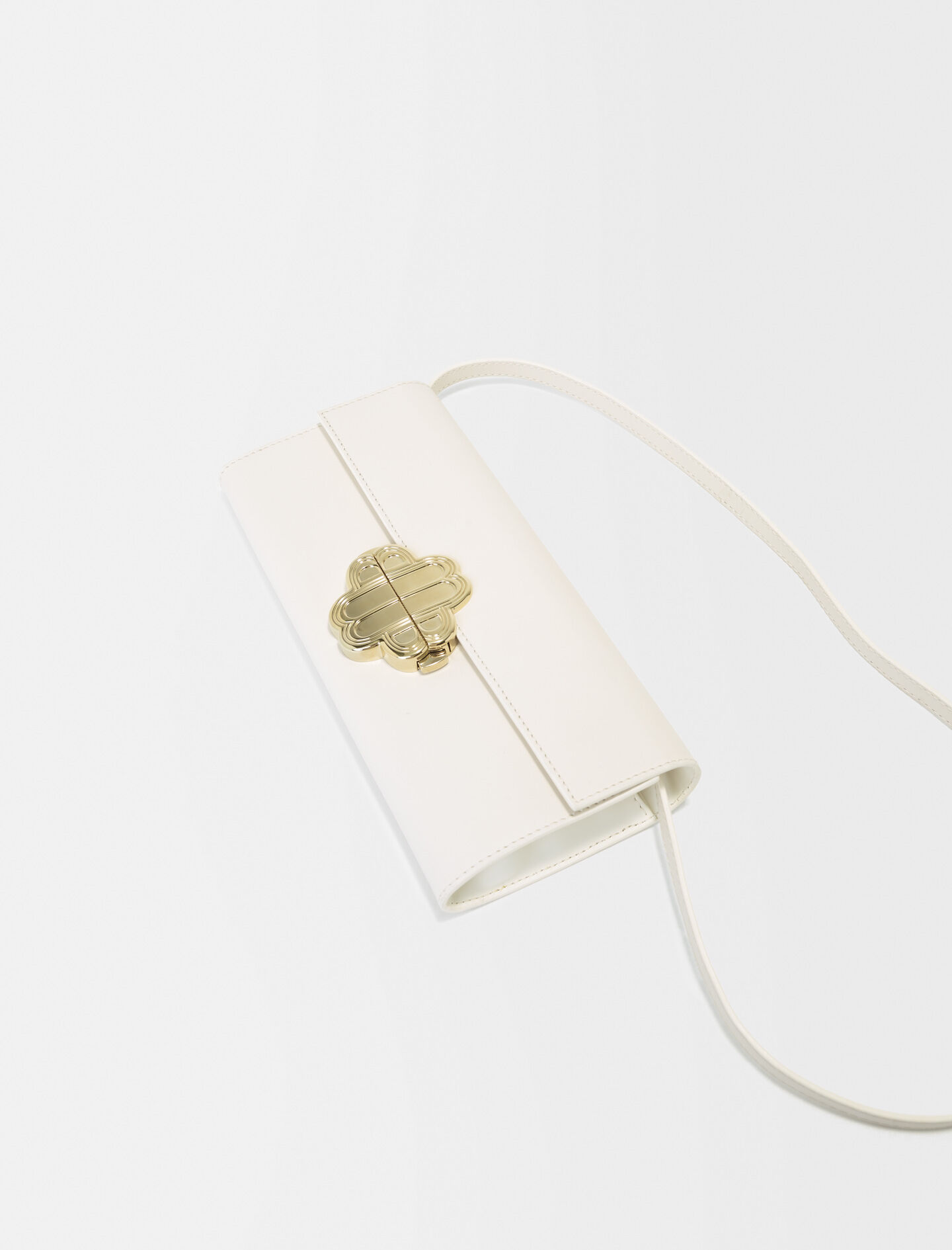 Baguette tas met klaverlogo - Raw