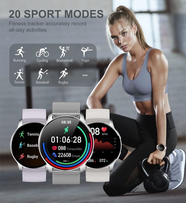 Montre Connectée Femme 1,32