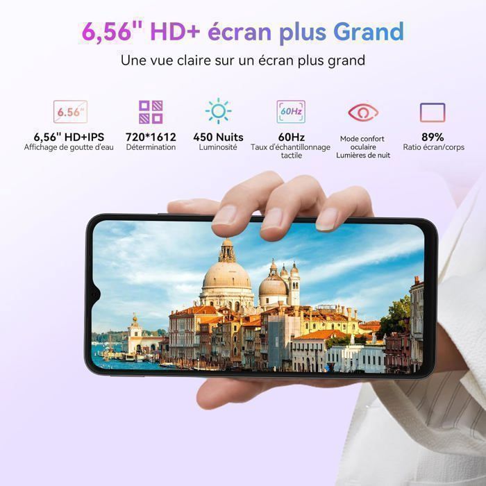 Smartphone BLACKVIEW WAVE 8C de 6,56