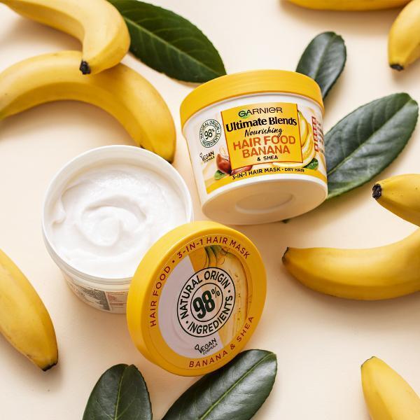 Garnier Ultimate Blends Haarverzorging Banaan Masker Duo Set