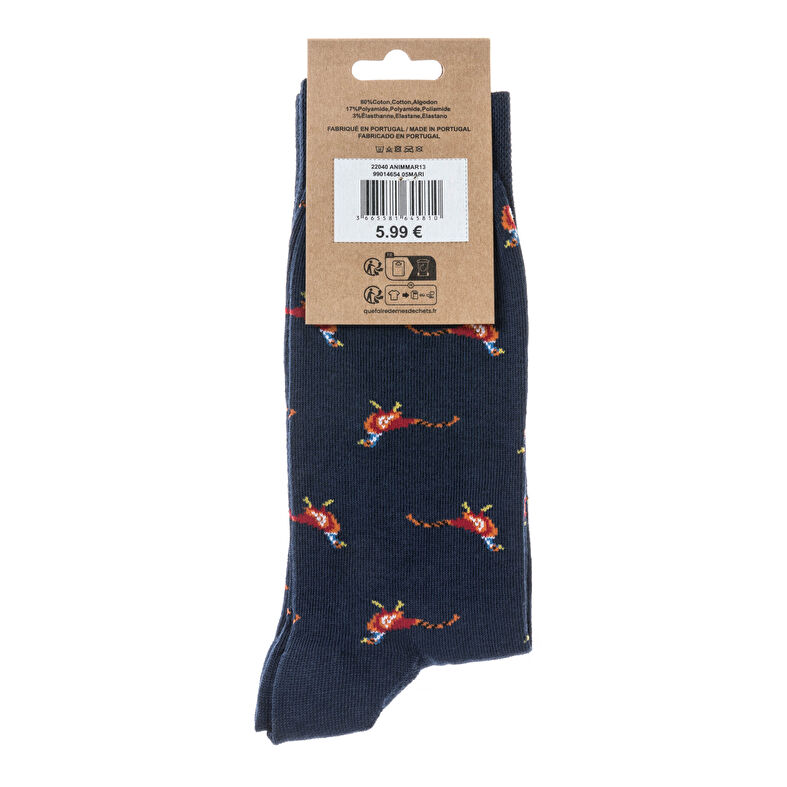  Herrensocken und Strumpfhosen Blau