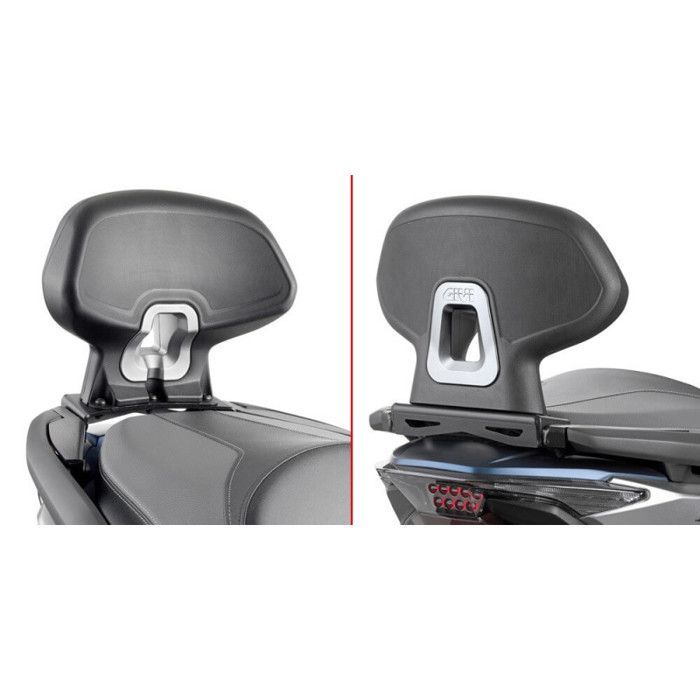 Respaldo para pasajero Givi - Honda Forza 125 - Espuma premium - Instalación rápida - Máximo confort