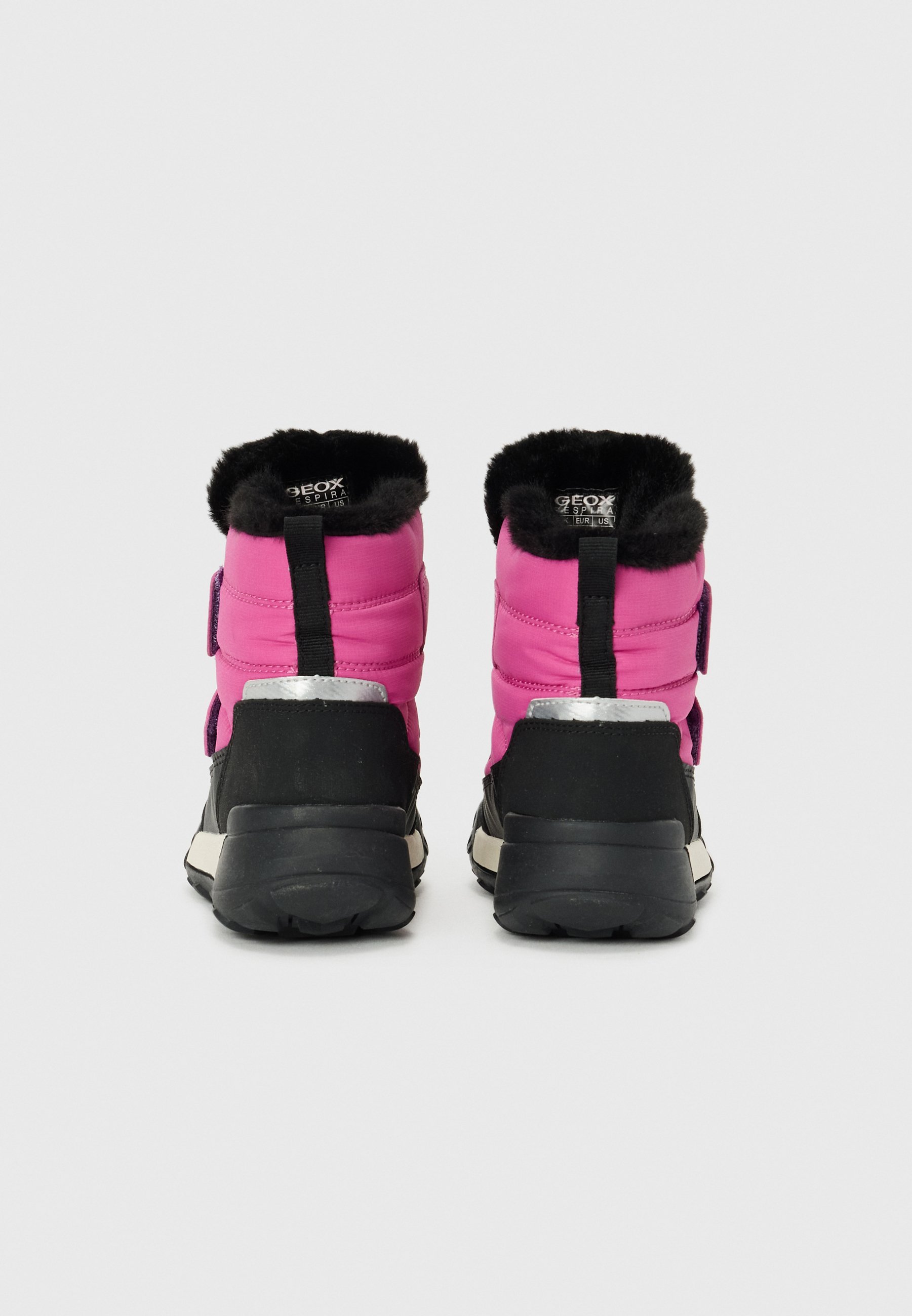 Geox TREKKY UP - Winterlaarzen - fuchsia/zwart