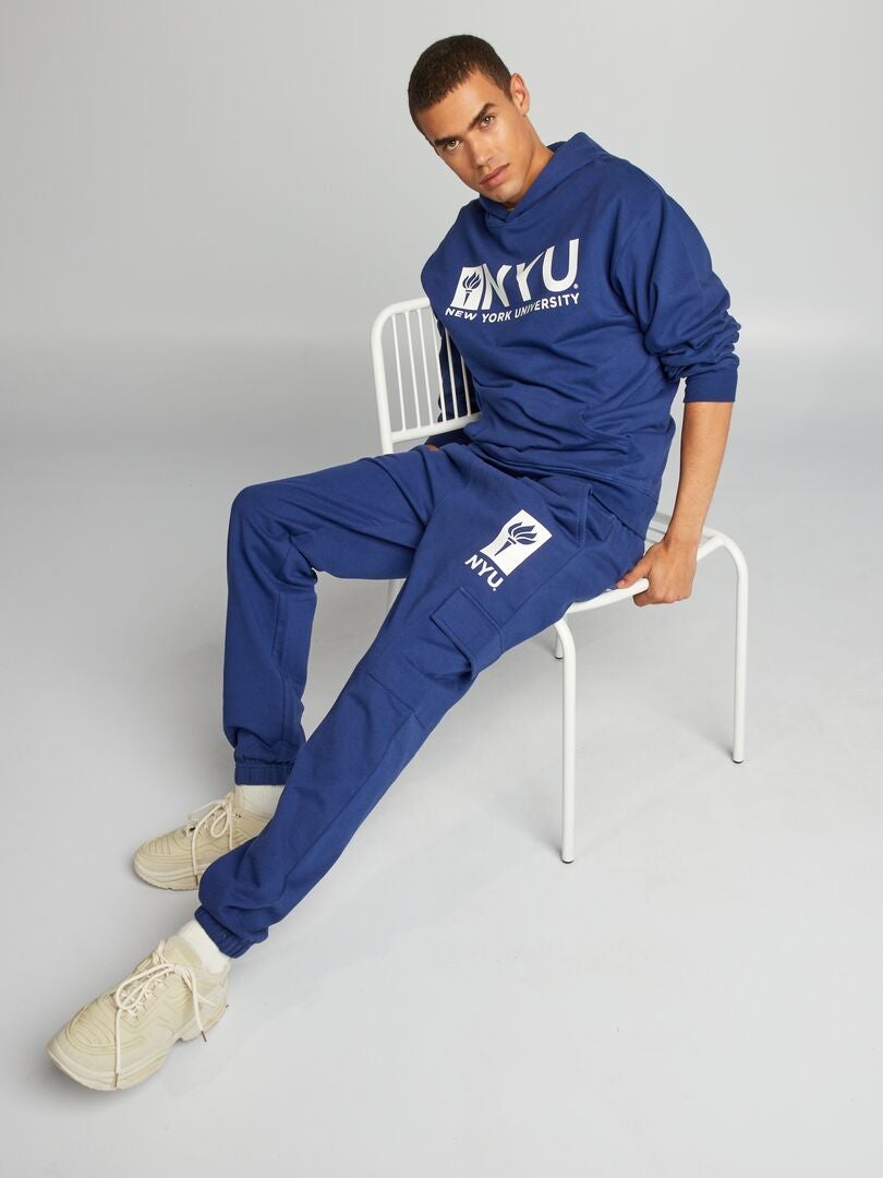 Joggingbroek 'New York University' - BLAUW