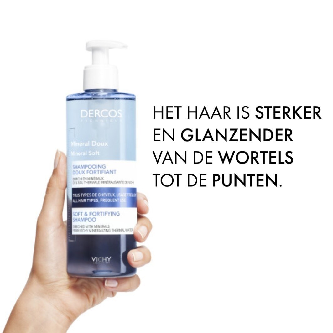 Vichy Dercos Technique Mineral Soft & Fortifying šampūns, 400 ml