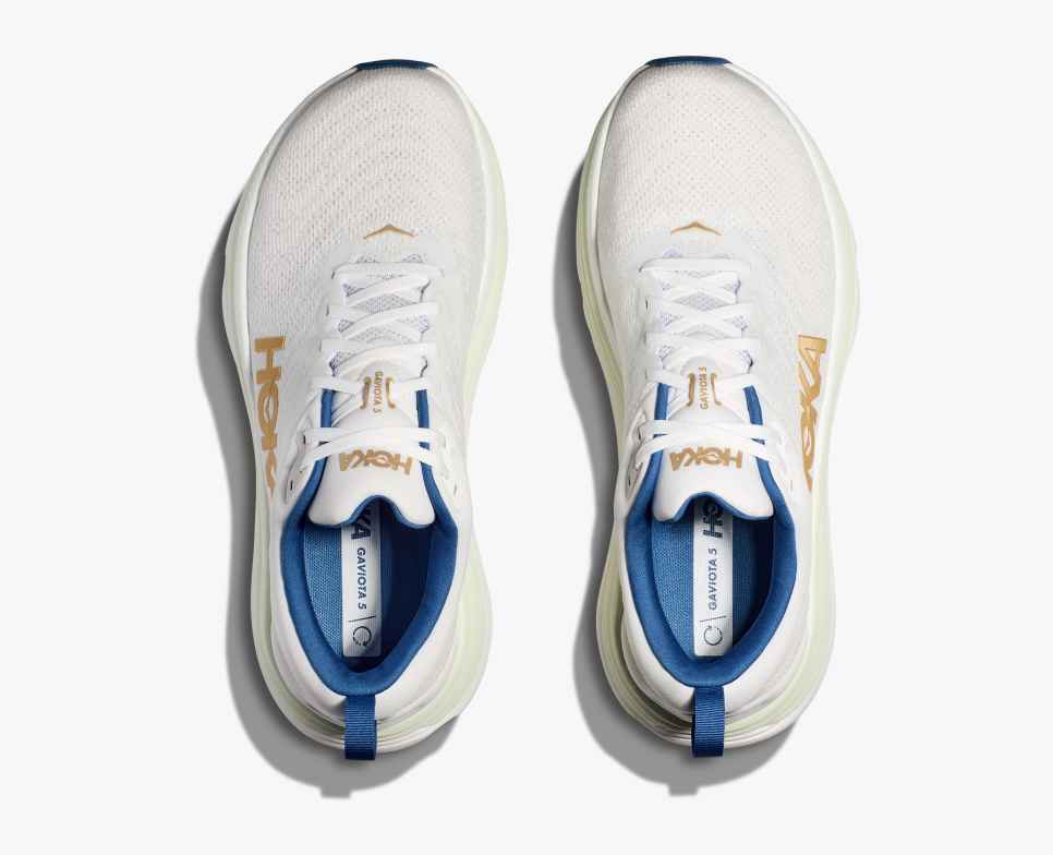 HOKA Gaviota 5 Givre / Or