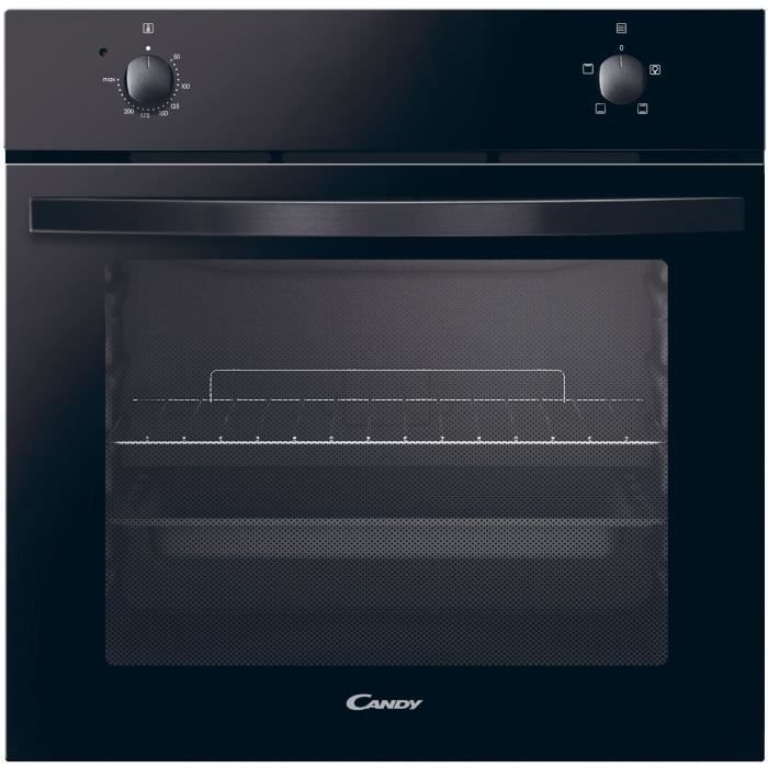 Horno empotrable con limpieza manual - Convección natural CANDY FIDC N100 - 70L - Negro - Clase energética A
