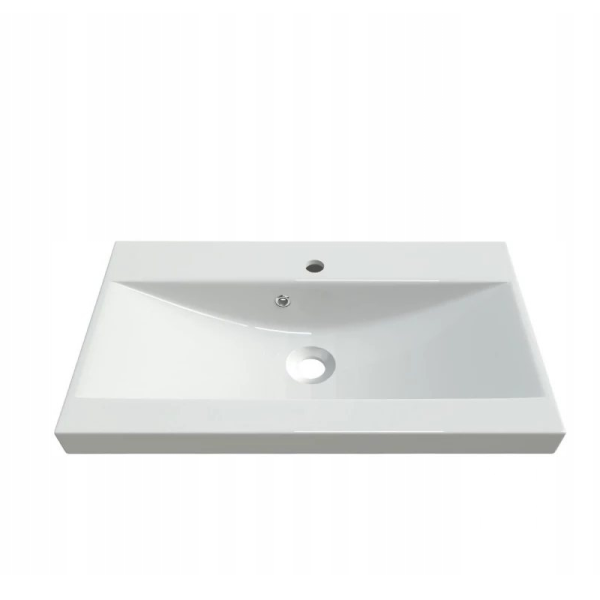 Umywalka TCL60 dla szafek łazienkowych szerokości 60cm Biała
