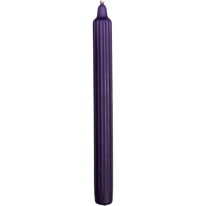 Vie Selected Crown kaars, 4-pack, 24 cm, gegroefd