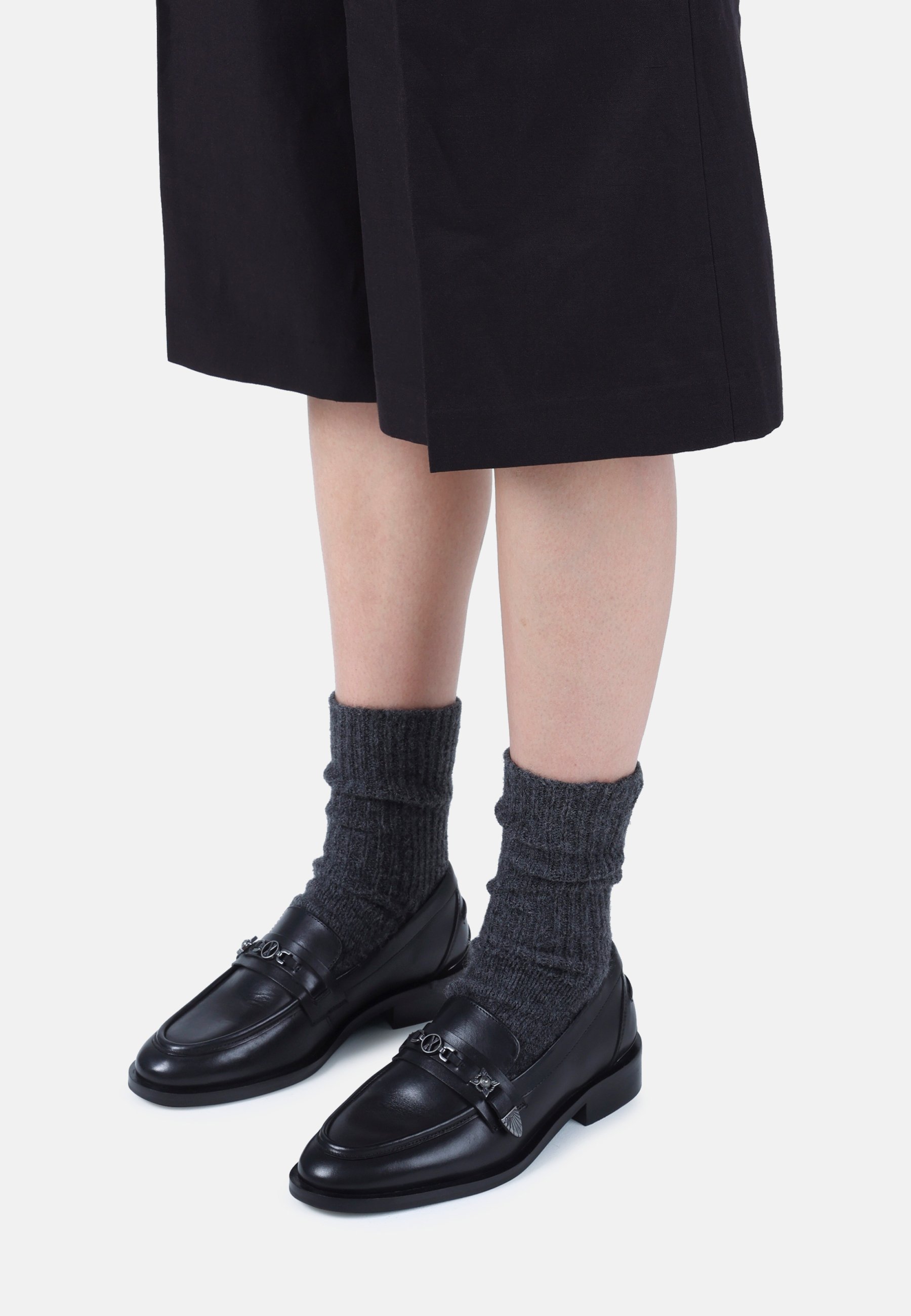 Bronx Slip-ons – schwarz