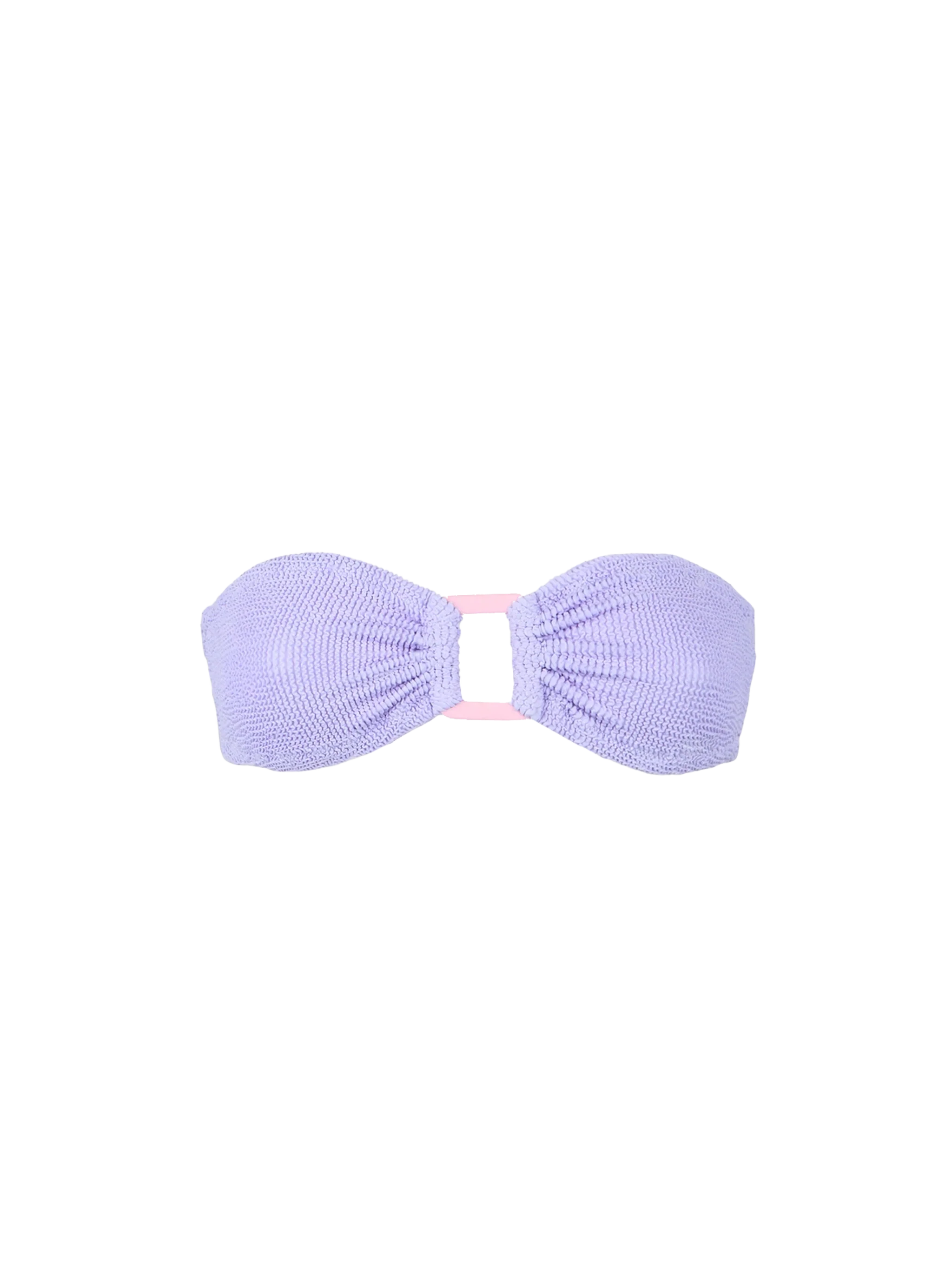 Top bandeau arrugado