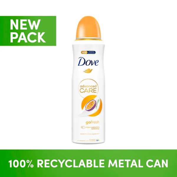 Dove Advanced Antiperspirant Deodorant Pasjonsfrukt 200ml