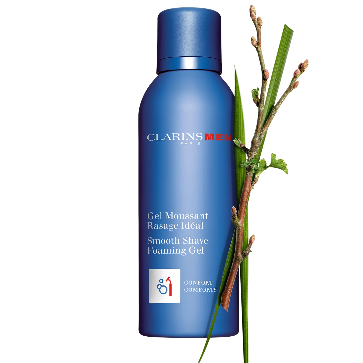 ClarinsMen Gel Moussant Rasage Idéal - Schiuma per Rasatura
