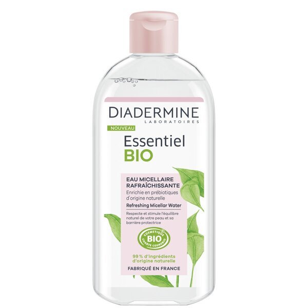 Diadermine Essentiel Bio osvježavajuća micelarna voda 400 ml