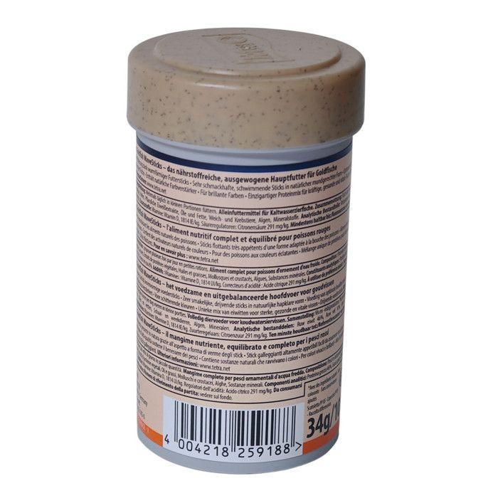 Goldfischfutter – TETRA – Goldfish Wave Stick – 100 ml – Schwimmende Sticks – Pflanzliche Zutaten