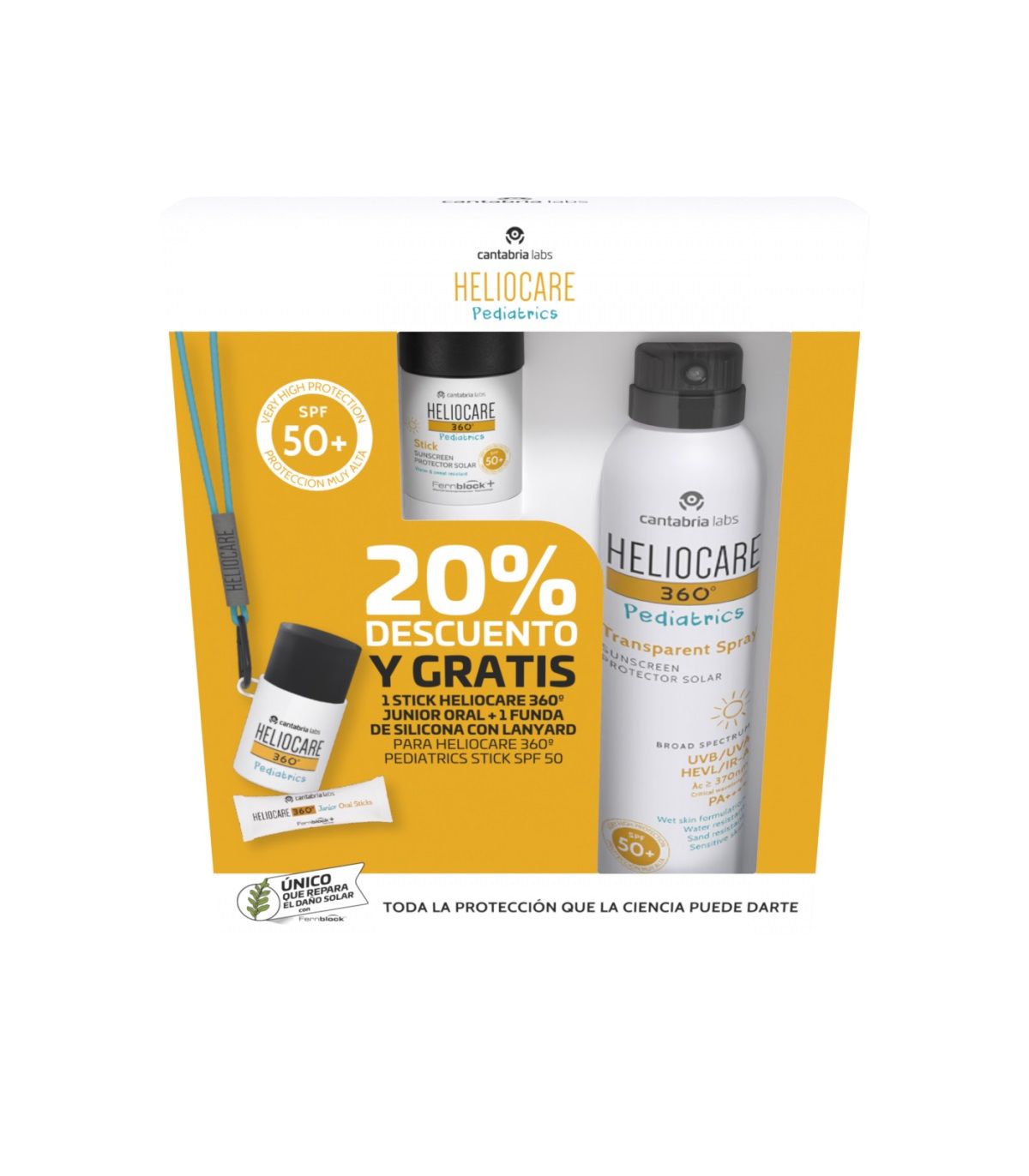 Heliocare 360º Pediatrics Tyčinka na tvár v spreji na opaľovanie SPF50 Ochrana pred slnkom z lekárne