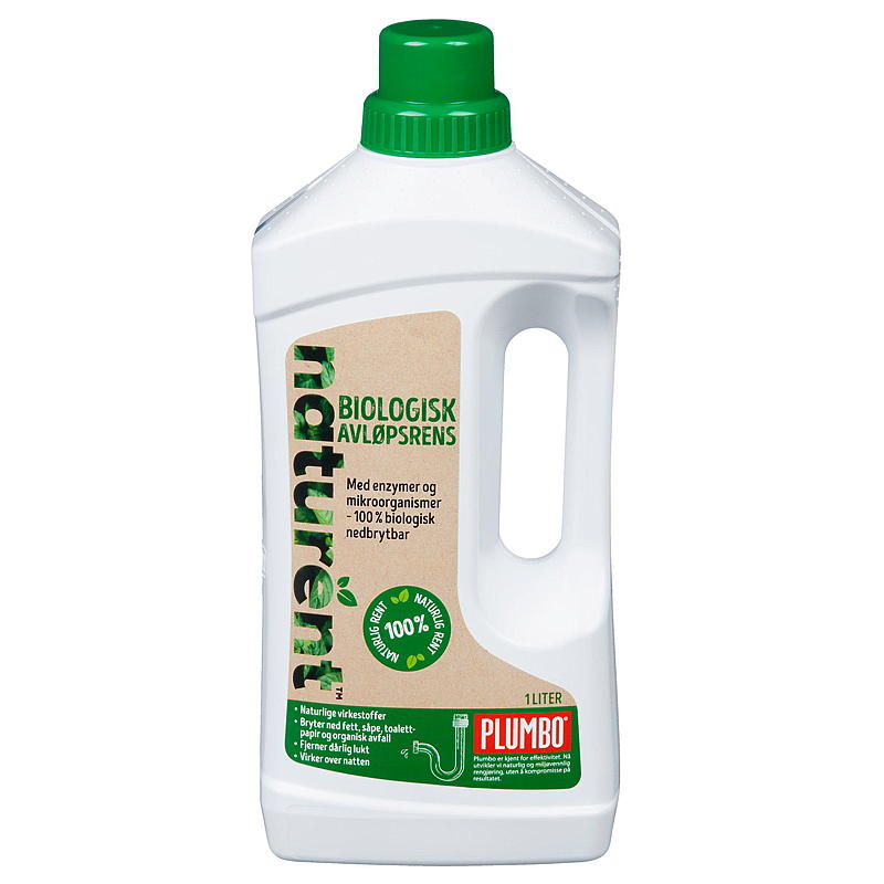 Plumbo Plumbo 1 l Detergente per scarichi biologico naturale