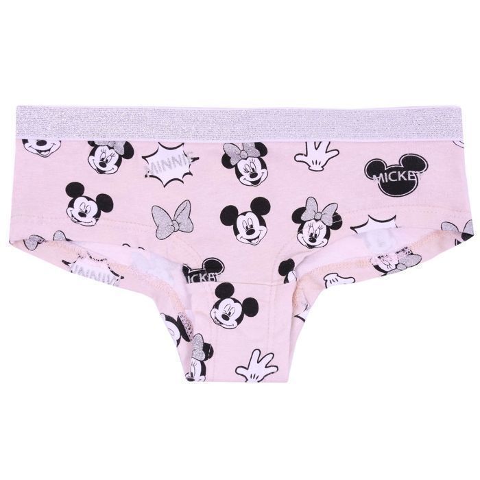 Mutandine in cotone per bambine Disney Minnie Mouse, 2 paia, comode