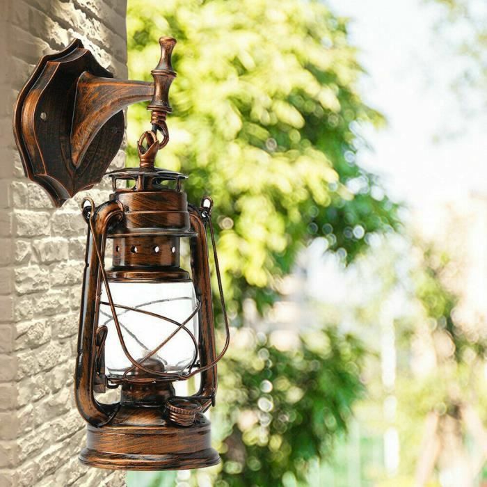 Tuinwandlamp voor buiten, verlichtingslantaarn, retro industriële wandlamp E27