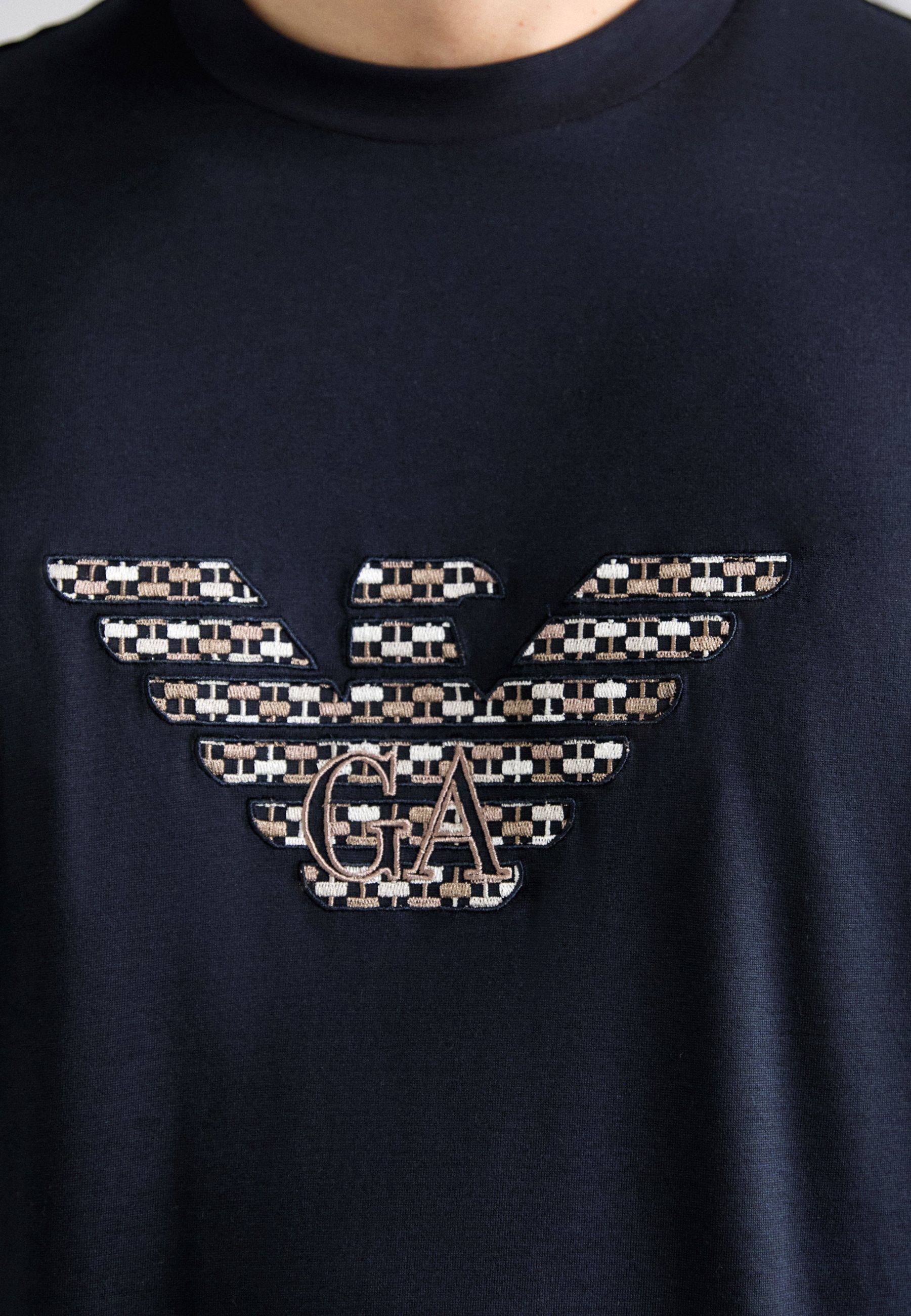 Emporio Armani Print-T-Shirt - Blaumarine