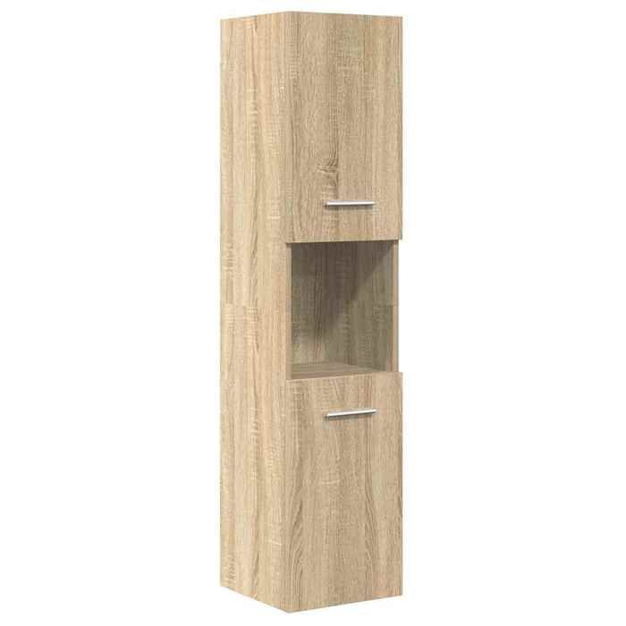 vidaXL Ensemble de meubles de salle de bain 5 pcs chêne sonoma 3325030