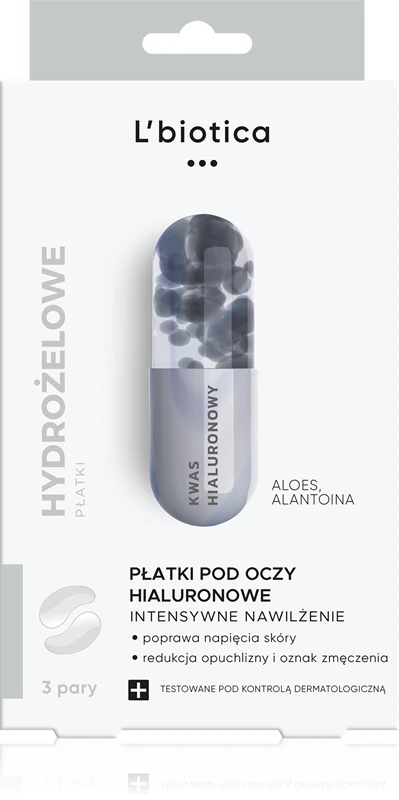 L'biotica Augenpads Hyaluron-Intensiv-Feuchtigkeitsmaske