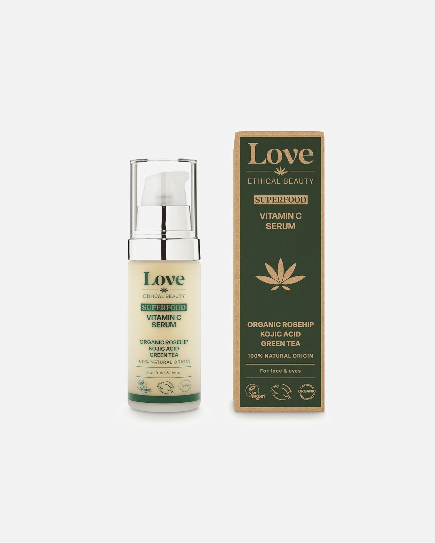 Love Ethical Beauty hidratantni serum Superfood vitamin C serum - 30 ml