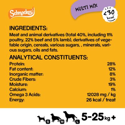 Pedigree Schmackos Mega Box - Πολλαπλό Μείγμα