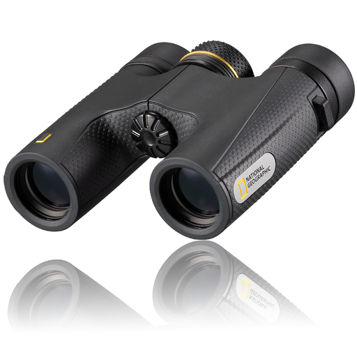 National Geographic 10 x 25 Bak-4 lommekikkert, inklusive etui og bærerem