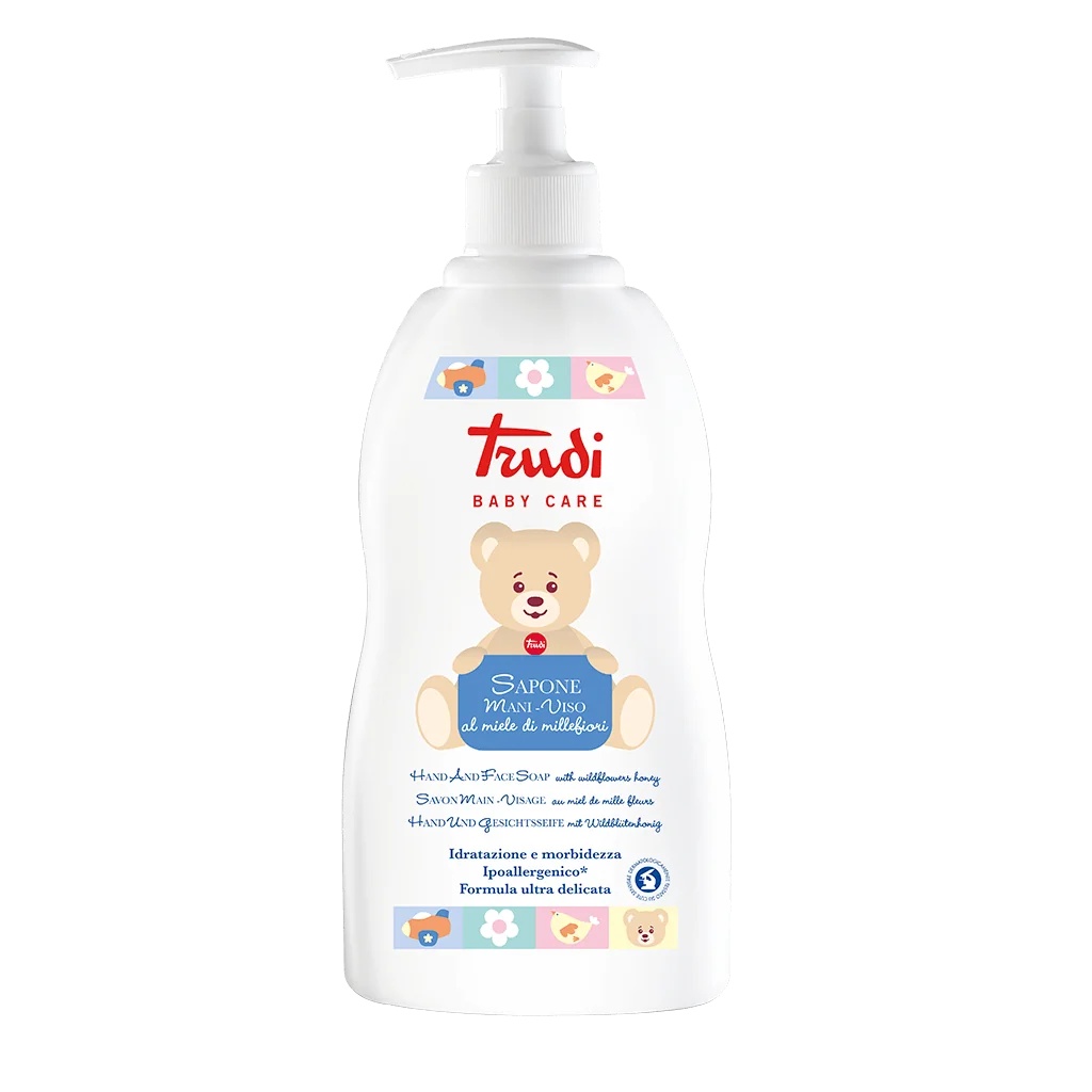 TRUDI BABY CARE Jabón de manos y cara Trudi Baby C 500 ml Para piel sensible del bebé