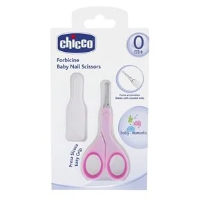 CHICCO Ciseaux roses Chicco à bouts arrondis