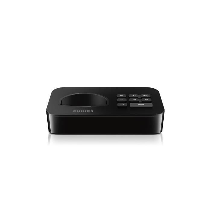 Teléfono inalámbrico - PHILIPS - D2651B/01 - Contestador automático - Pantalla de 1,6 pulgadas - Batería con autonomía de 16 horas