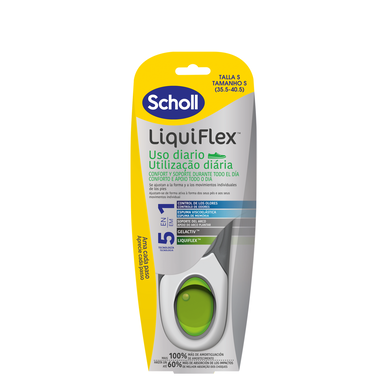 Plantillas Scholl Liquiflex para uso diario, talla S, 1 par