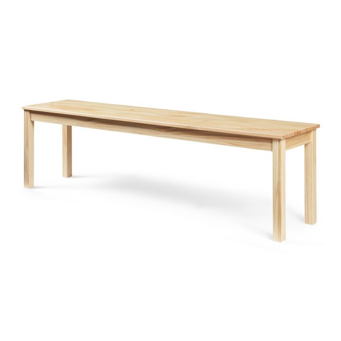 Banc de salle à manger Trerunulu 160 x 35 x 45 cm naturel