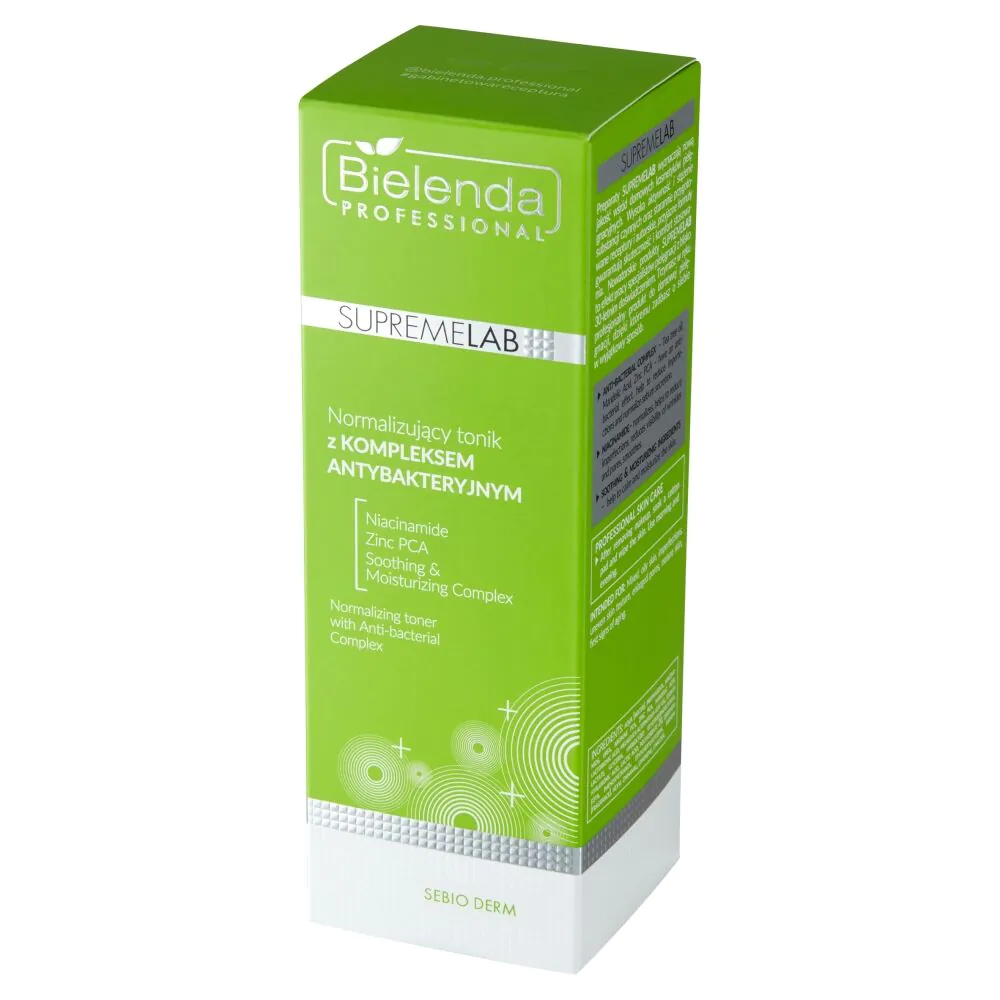 Bielenda Professional Supremelab SeBIODerm Tonik normalizujący z Kompleksem Antybakteryjnym