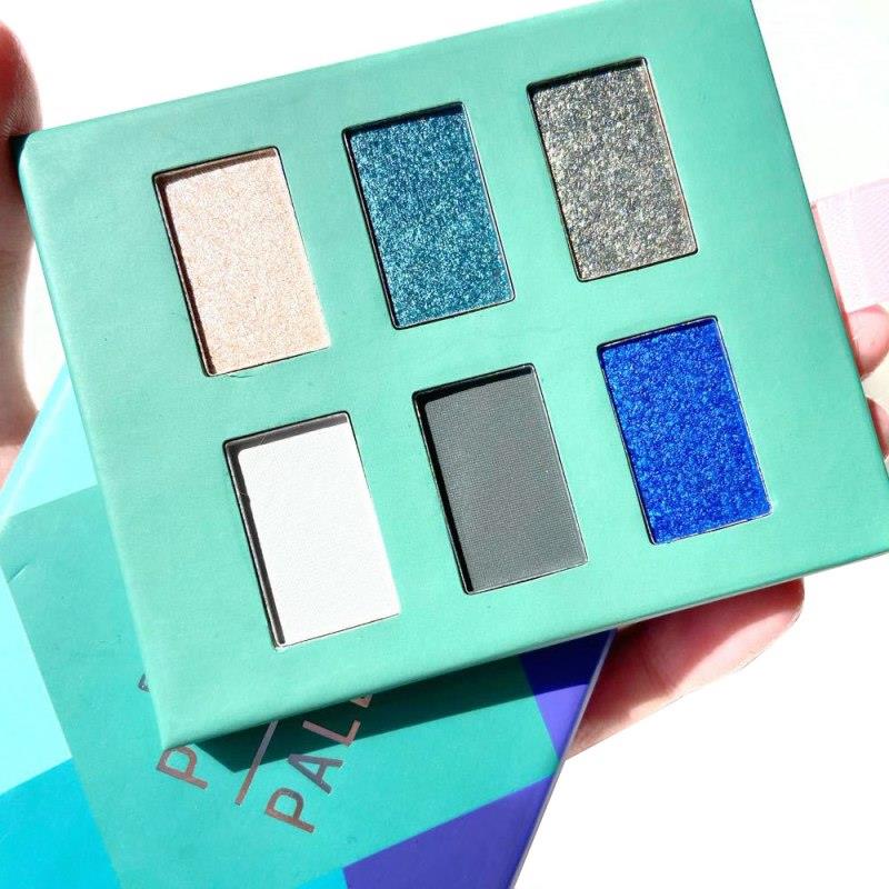mode 6 couleur fard à paupières palette sombra de ojos maquillage des yeux bleu nu rouge paleta de sombras palette de fard à paupières maquillage beauté