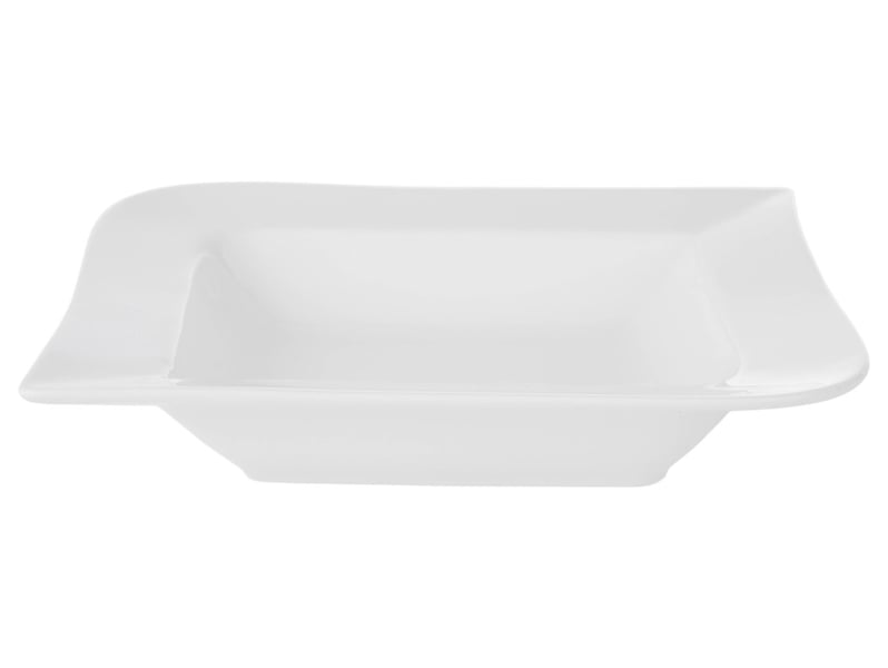 Talerz głęboki Fala porcelanowy 500 ml biały