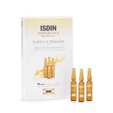 Isdinceutics Rejuvenate Flavo-C Ultraglican Serum Ampoules Antioxidant Serum Hyaluronic Acid 10 ampoules 10 ampoules