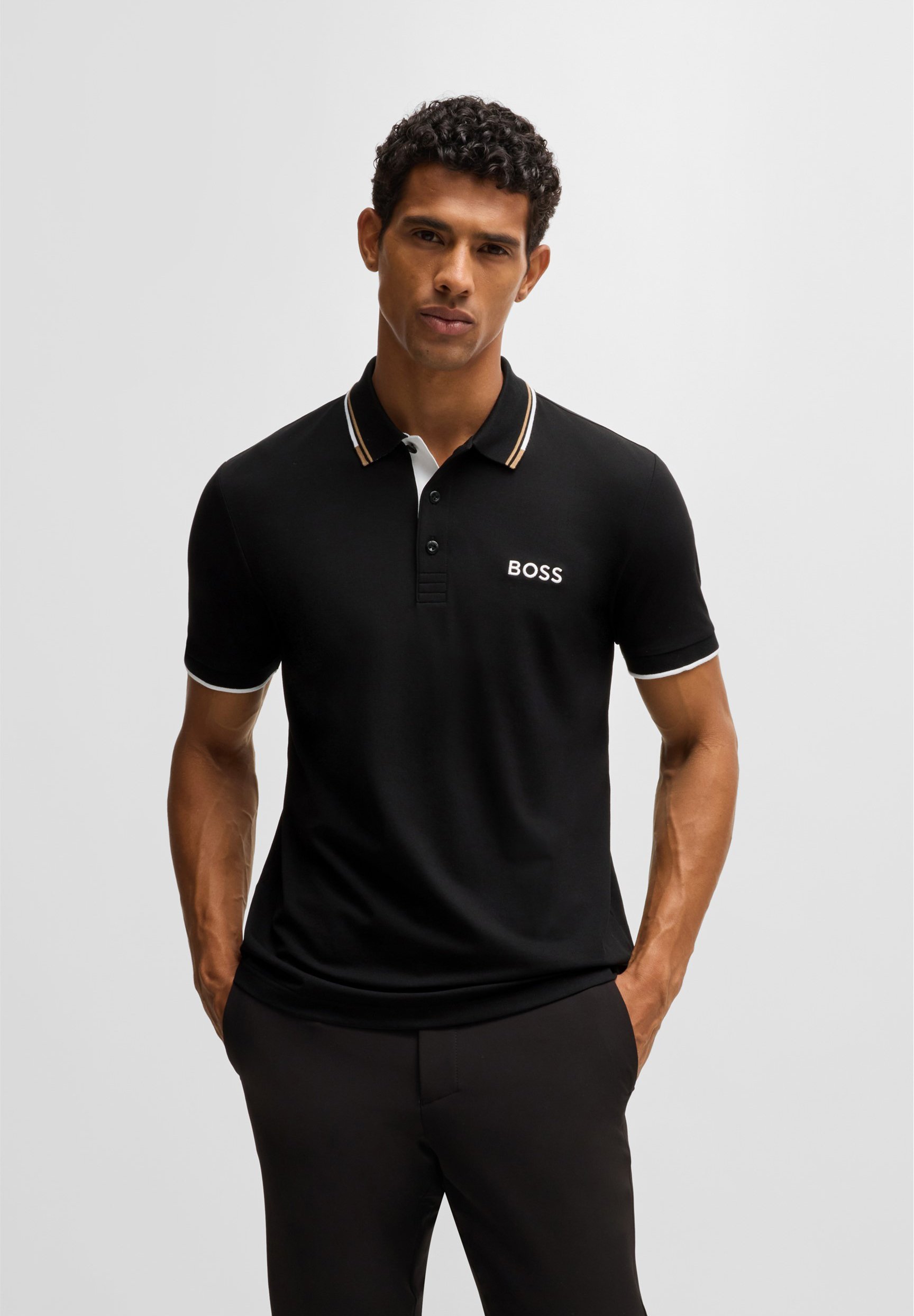 BOSS PADDY PRO - Poloshirt - zwart twee