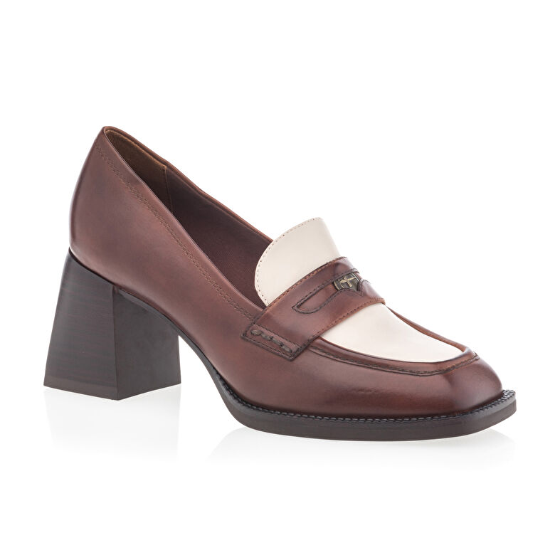 Brune loafers/båtsko til dame