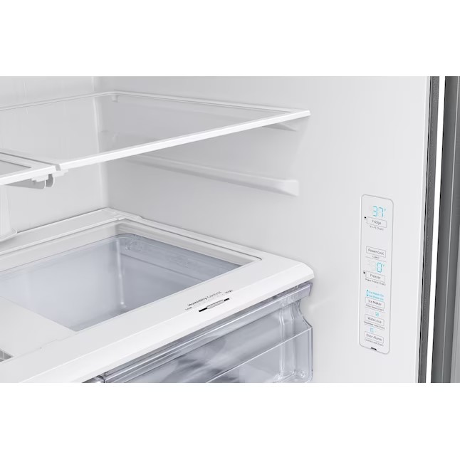 Samsung kylskåp med franska dörrar på 7,5 liter och dubbel ismaskin (fingeravtryckssäkert rostfritt stål) ENERGY STAR
