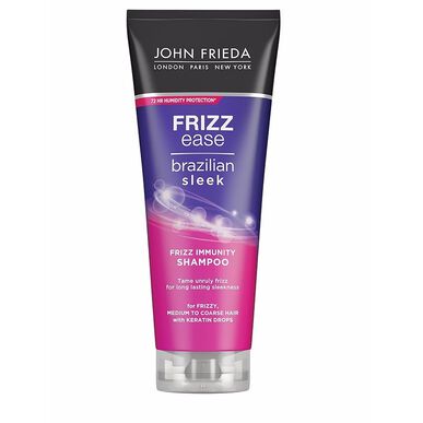 John Frieda Frizz Ease brazilski gladek šampon za glajenje in sijaj brez skodranih las 250 ml