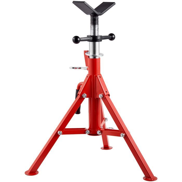 Soporte para tuberías Duoku - Capacidad de carga de 1134 kg - Cabezal en V - Capacidad de 1/8