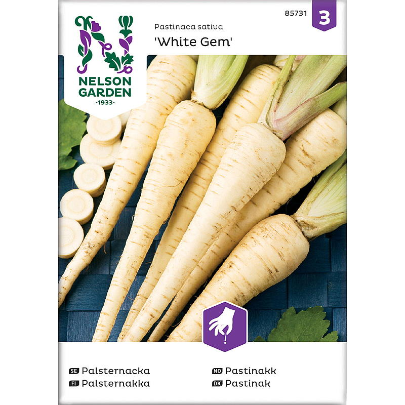 Nelson Garden Pastinakensamen White Gemstone