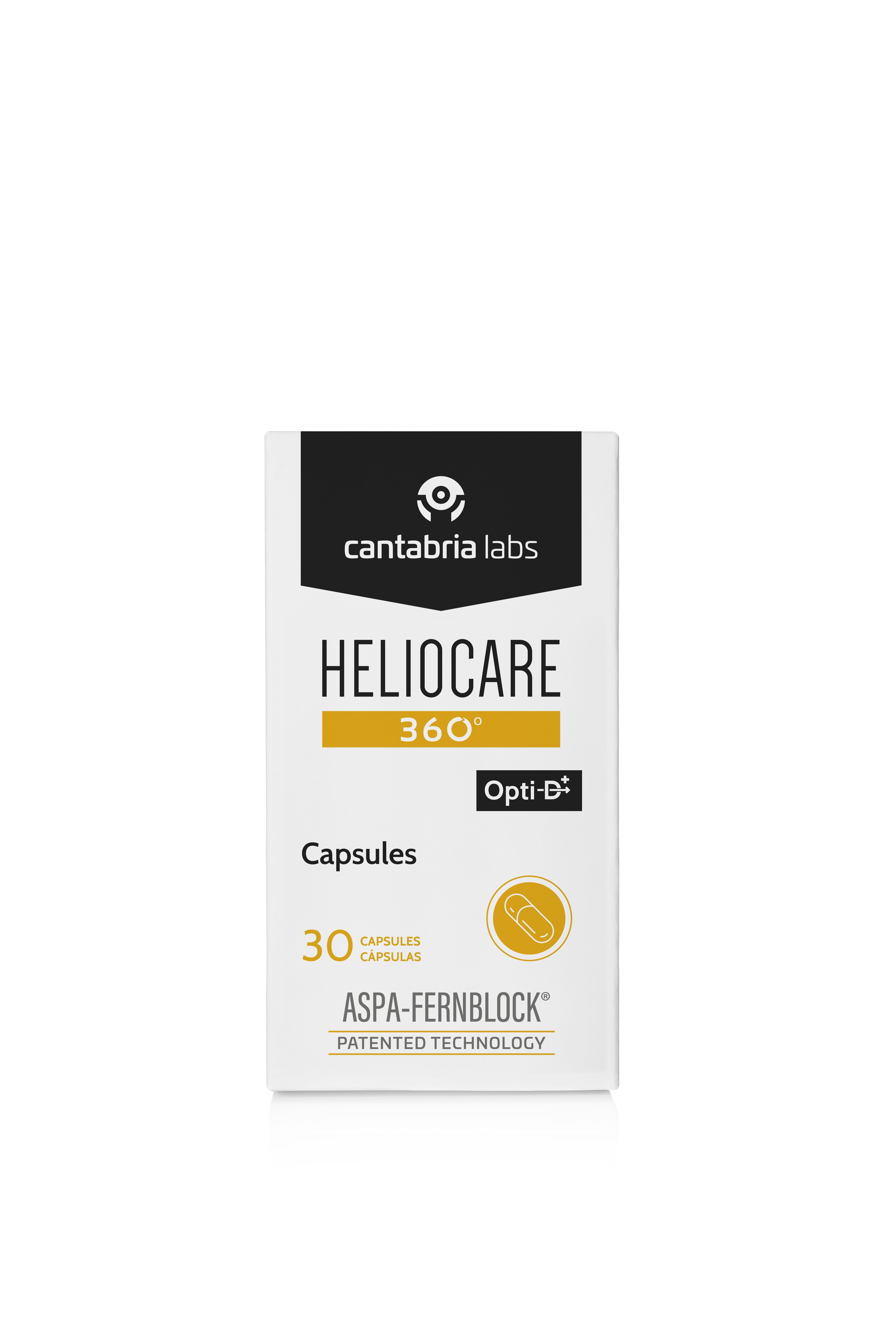 „Heliocare 360º“ kapsulės Apsaugos nuo saulės vaistinė