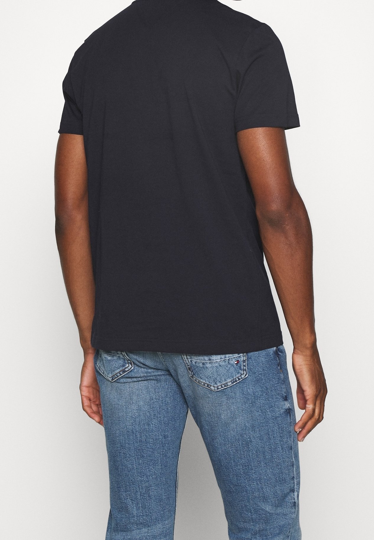 Tommy Hilfiger T-shirt met print - donkerblauw