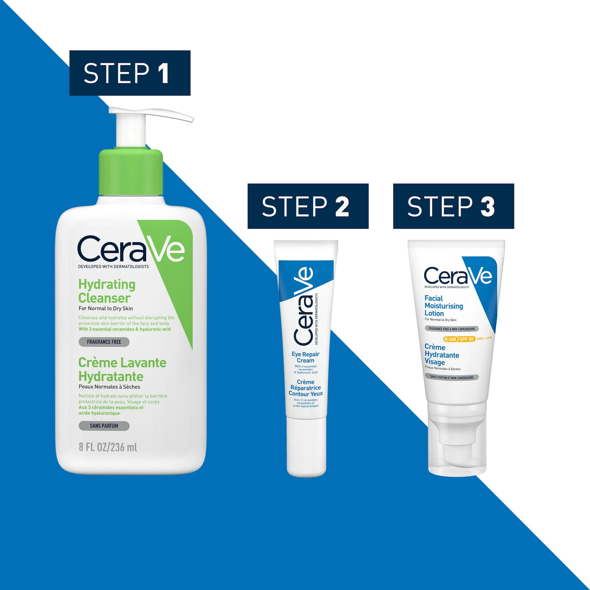 CeraVe hidratáló arcápoló SPF50 AM 52 ml - CeraVe