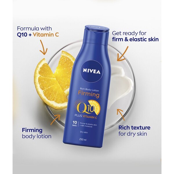 NIVEA Q10 mlijeko za tijelo za učvršćivanje<br>250ml - Suha koža